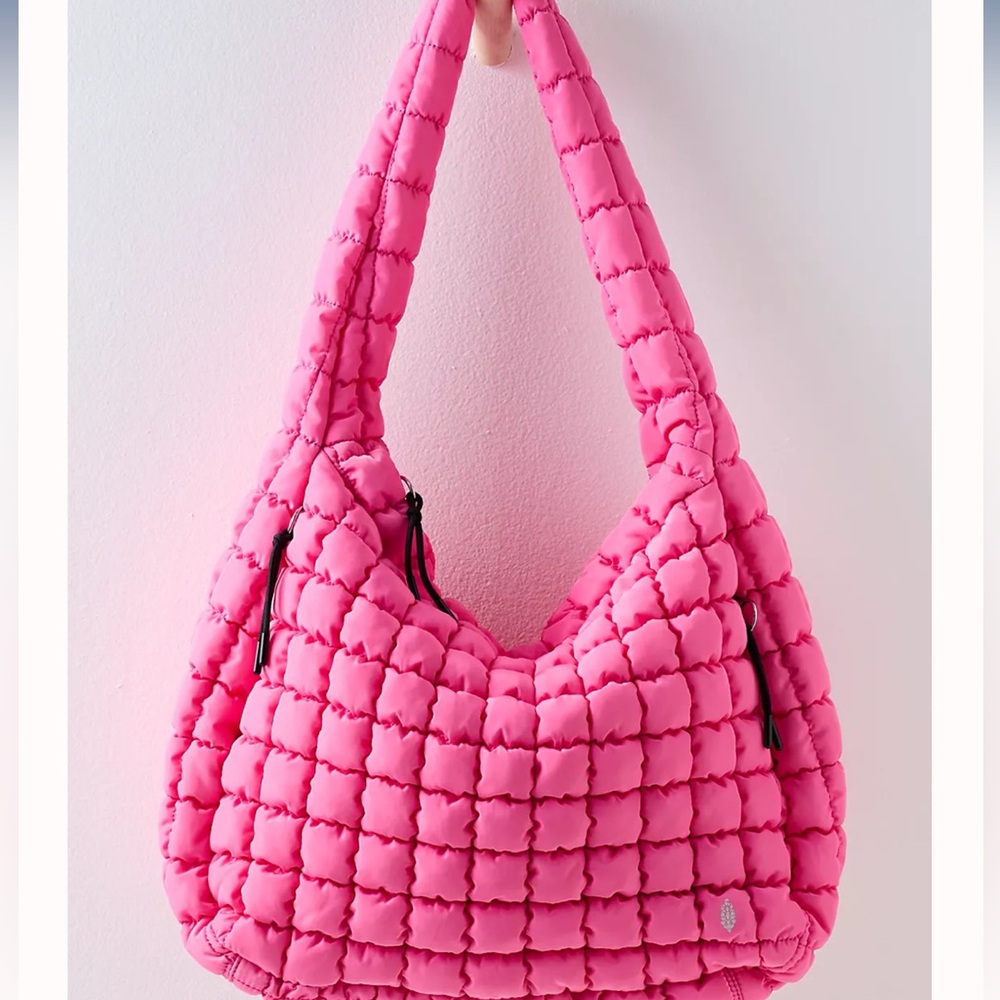 FP Movement Quilted Carryall Bubblegum Pink Free People Tote